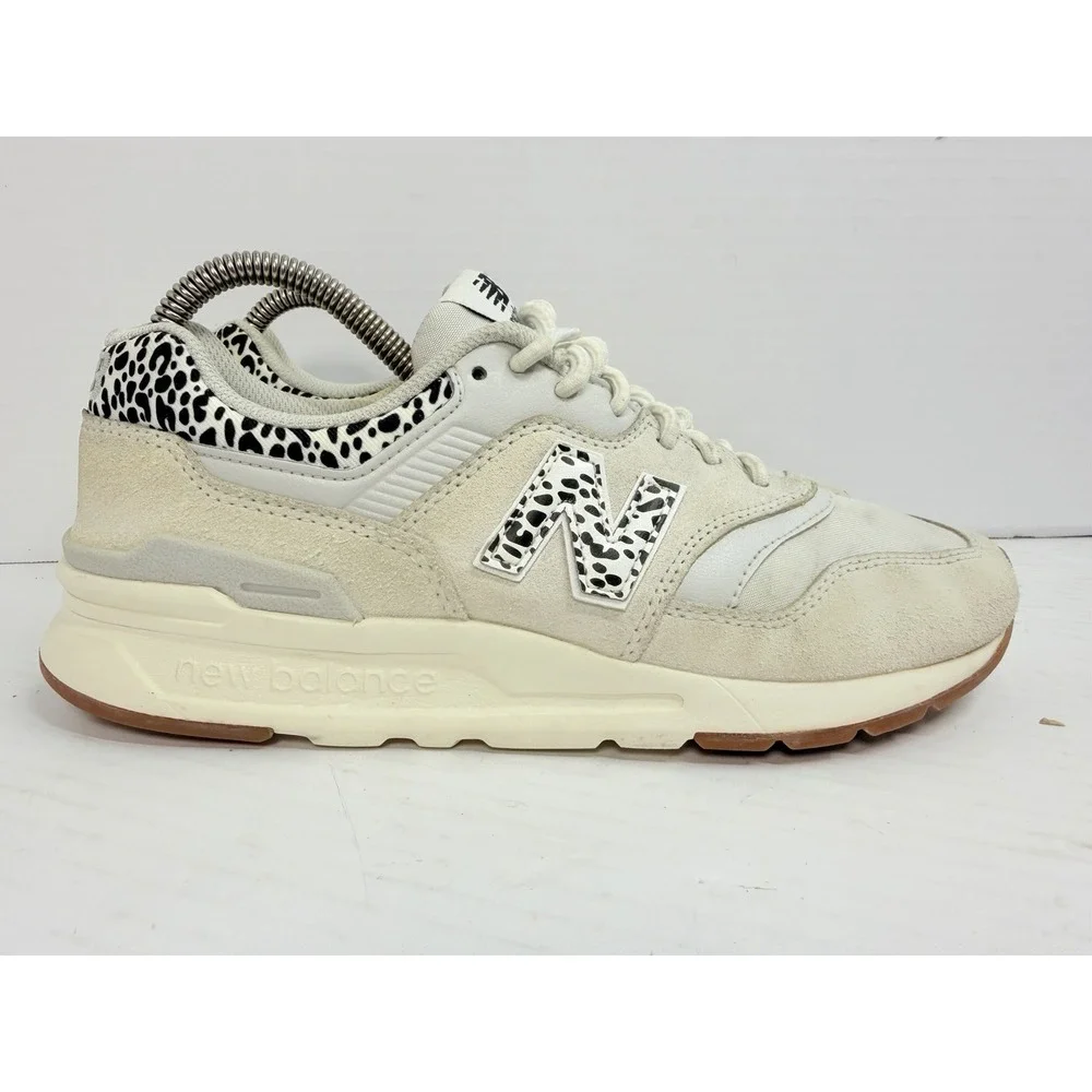New Balance 997H Snow Leopard Women's 8 Cream Animal Print CW997HWD